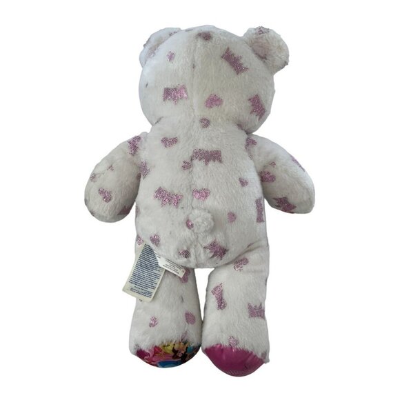 Build A Bear Plush Disney Princess Bear Plush 2018 White Sparkling Size … - Picture 2 of 10